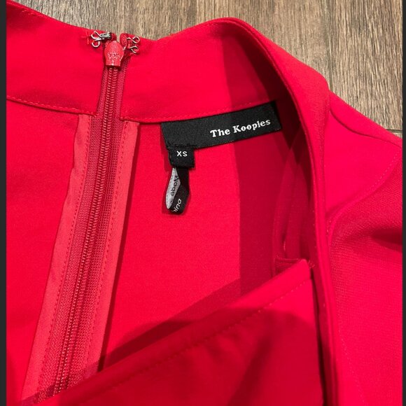 The Kooples Red Dress, Size xs/s - Picture 3 of 8